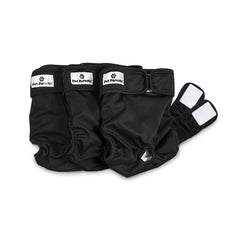 Pet Parents Washable Dog Diapers 3-pack front view with secure Velcro fit
