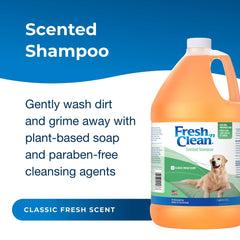 PetAg Fresh ’n Clean shampoo lather demonstrates gentle cleansing for dogs.