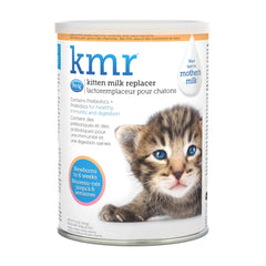PetAg KMR 12oz packaging shows label and complete kitten nutrition.