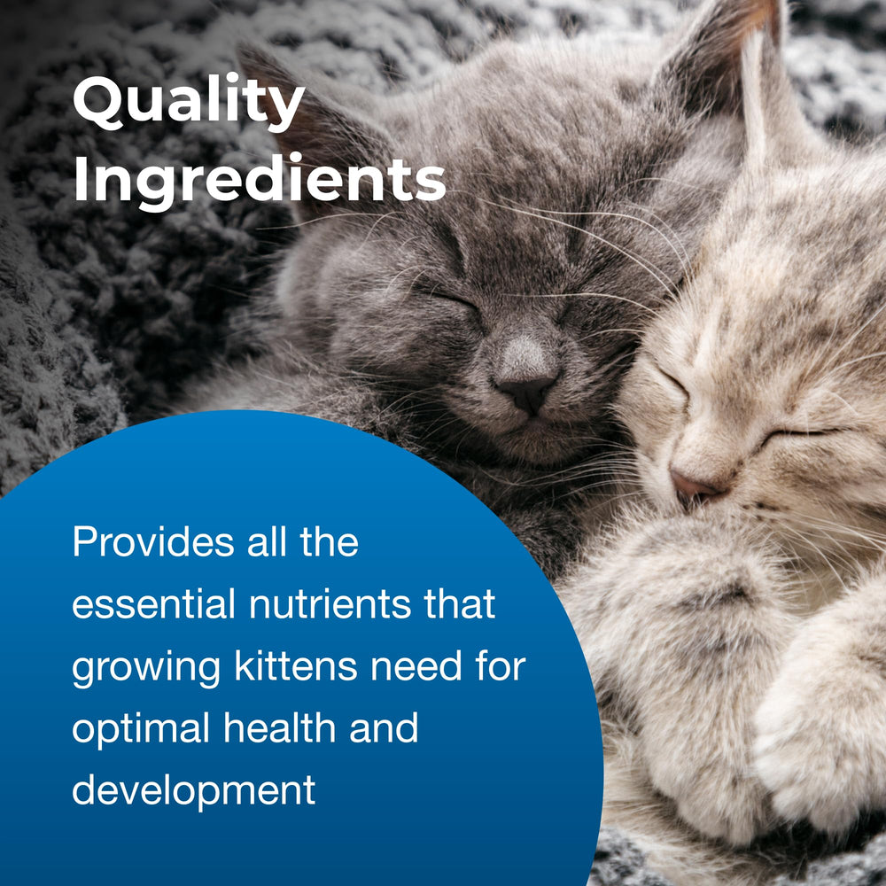 PetAg KMR vitamins minerals focus underlines complete growth essentials.