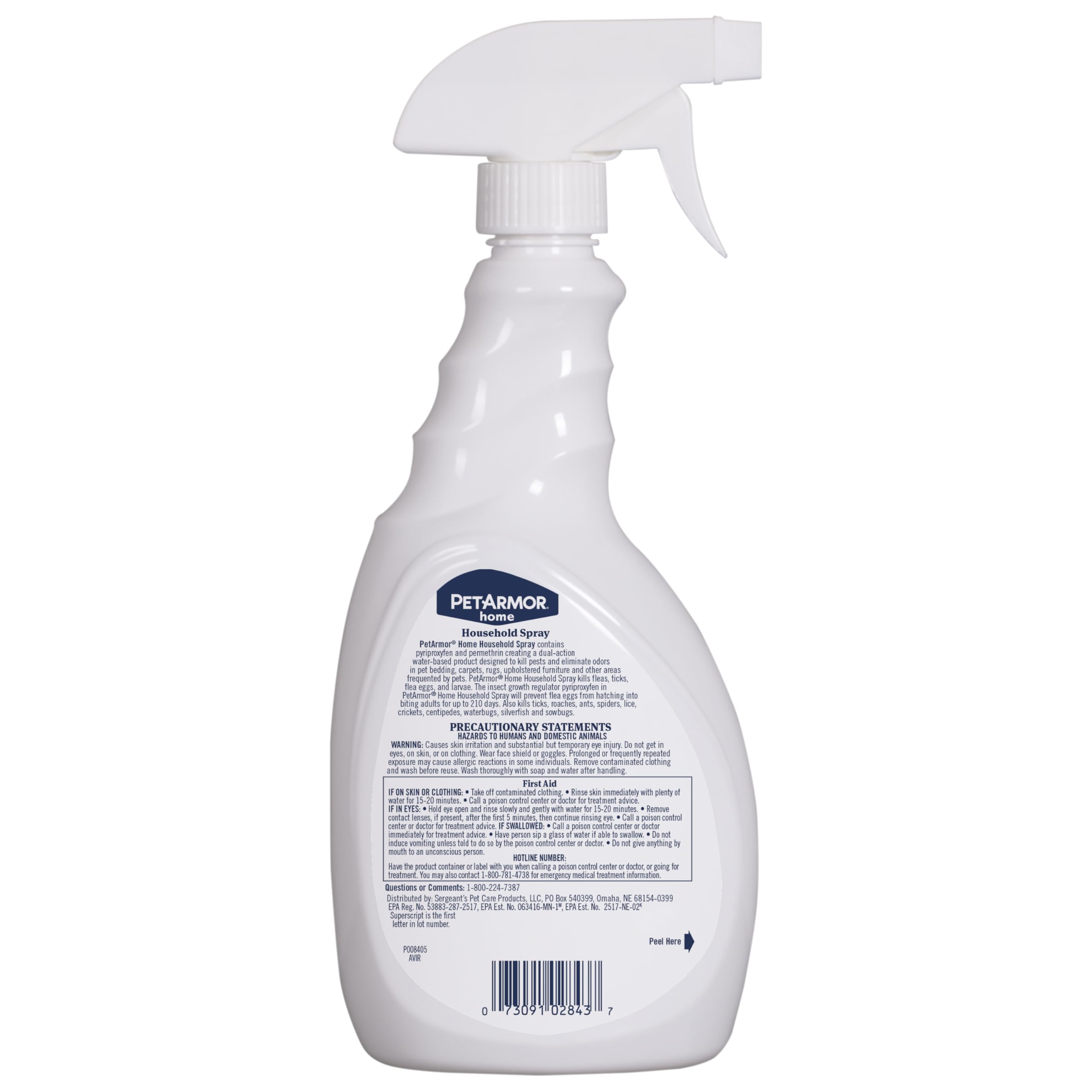 PetArmor covers up to 500 square feet for whole-home flea and tick control.