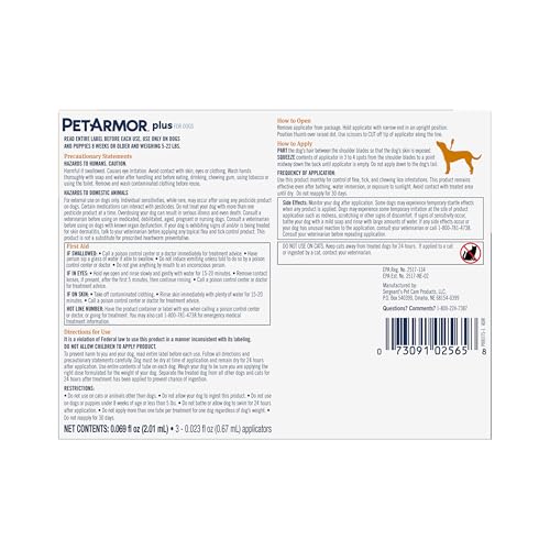 Home routine scene with easy-to-use PetArmor Plus topical.