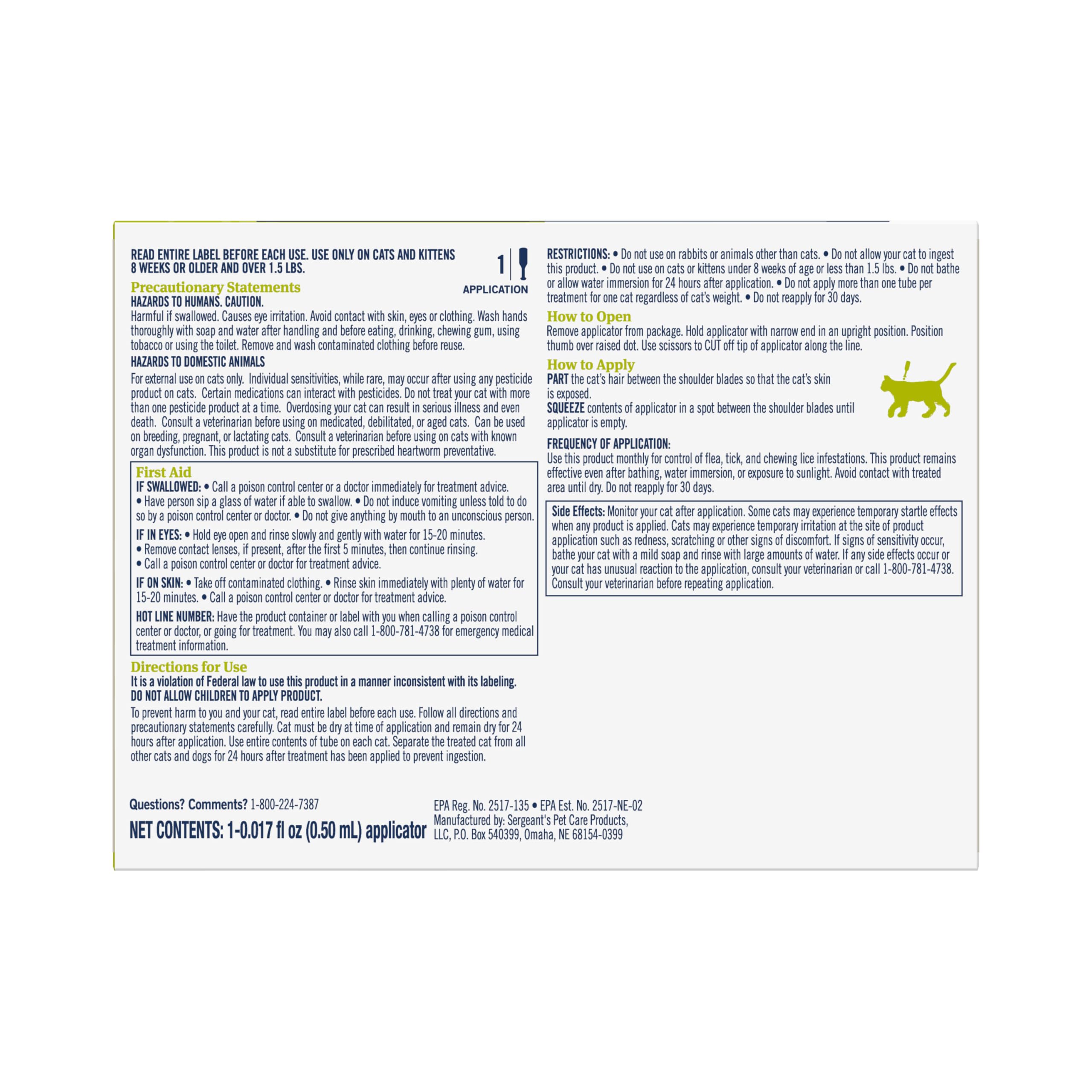 PetArmor Plus six-dose-pack for extended half-year coverage.