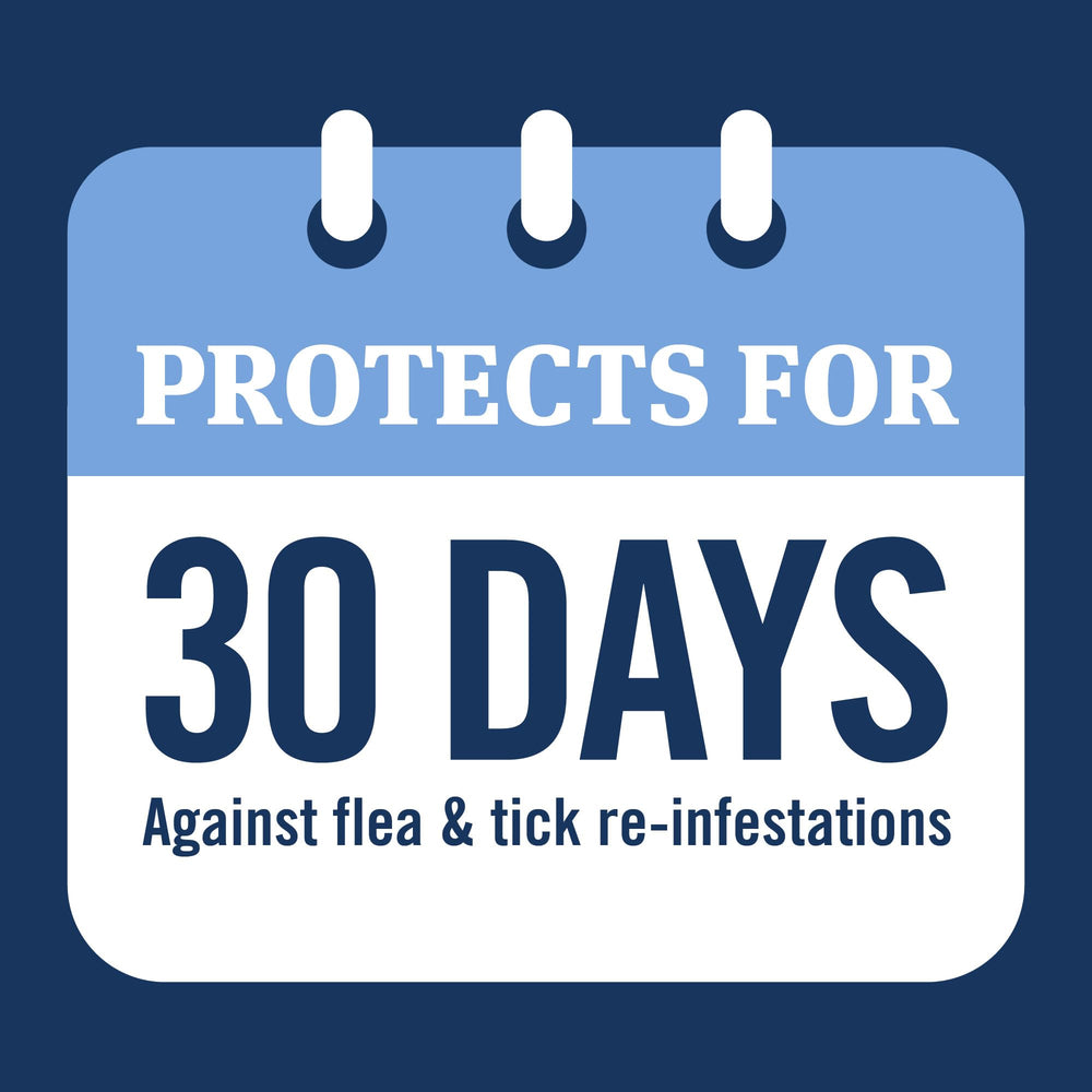 PetArmor Plus targets flea eggs and larvae to prevent reinfestation.