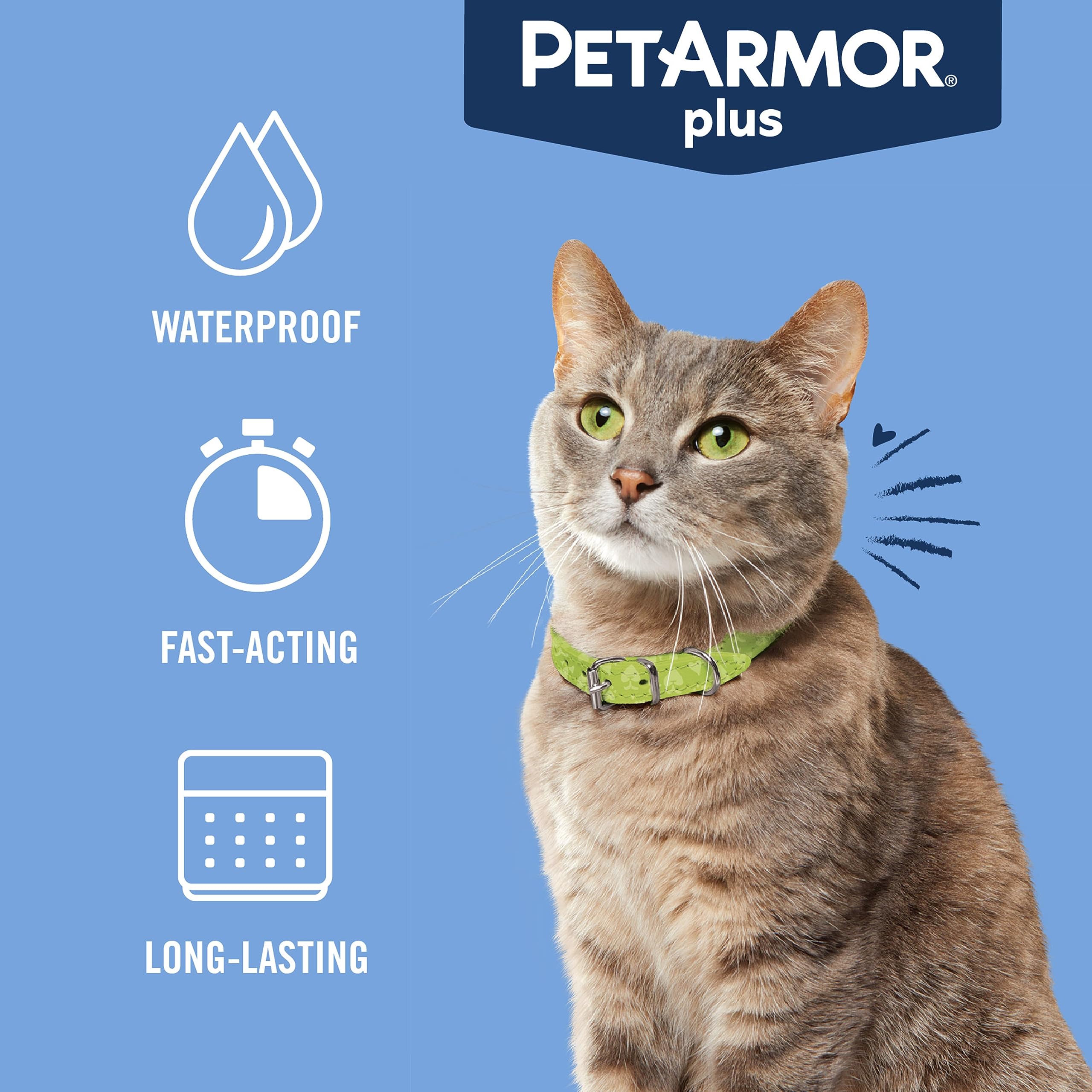 PetArmor Plus vet-quality formula shown with familiar ingredients.