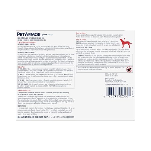 PetArmor Plus vet-quality formula supports reliable flea protection.