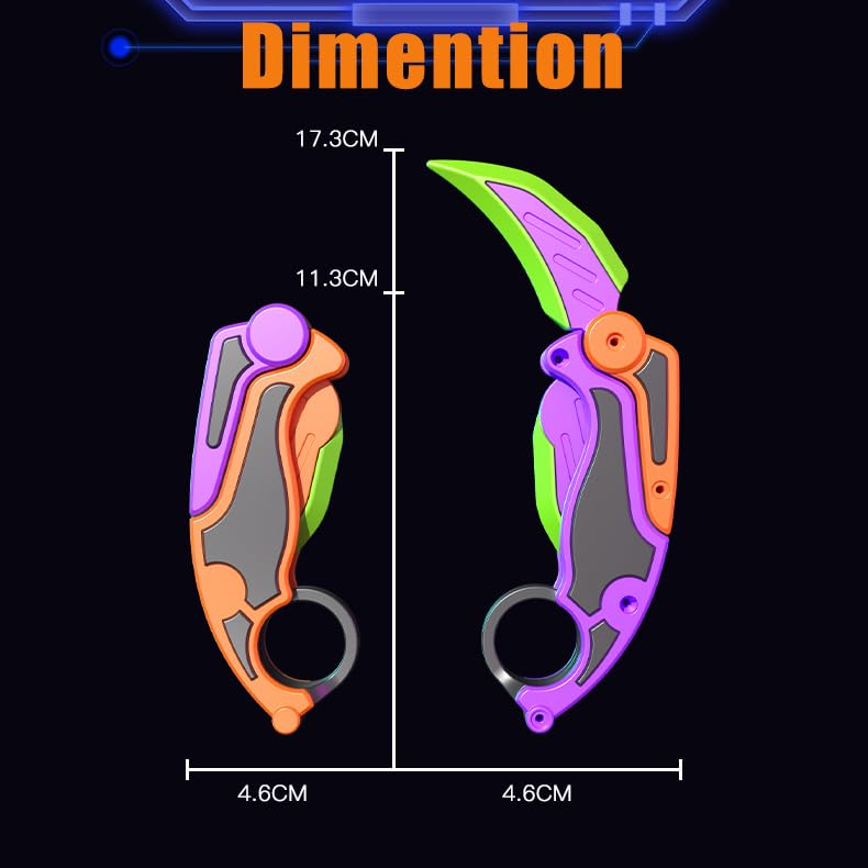 PETBSNVB 3D gravity knife mechanism in action