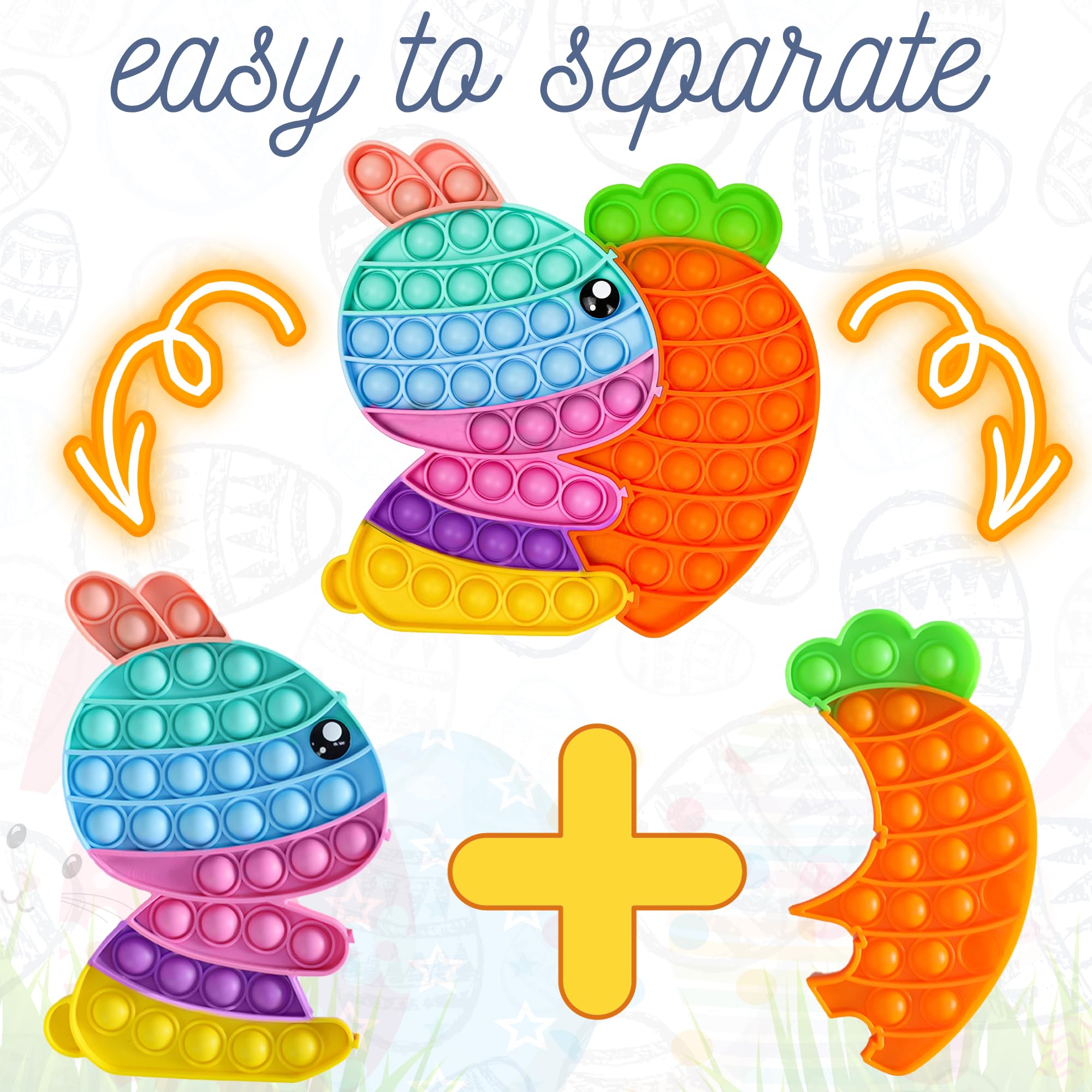 PETBSNVB Colorful Pop Sensory Toy promotes stress relief and focus.