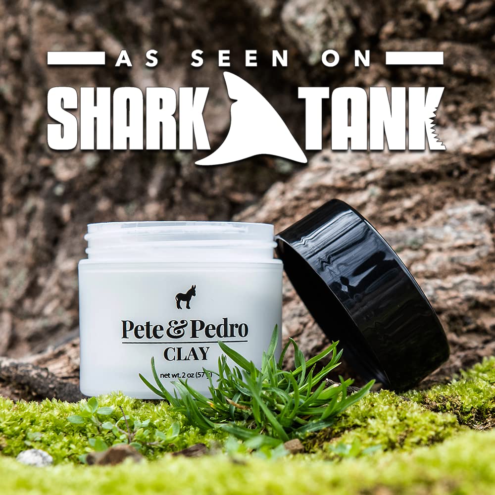 Beeswax-infused Pete & Pedro Clay emphasizes pliable, residue-free hold.