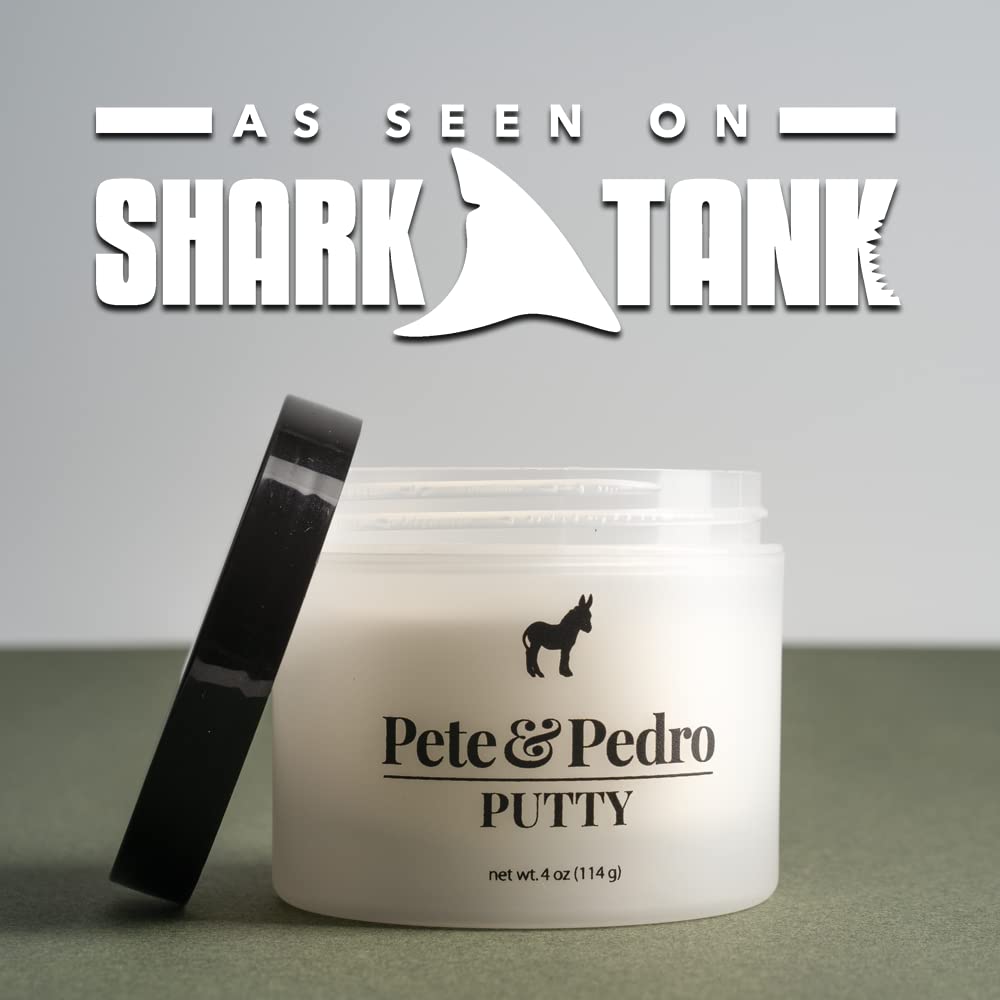 Pete & Pedro Hair Putty features Shark Tank heritage and premium grooming