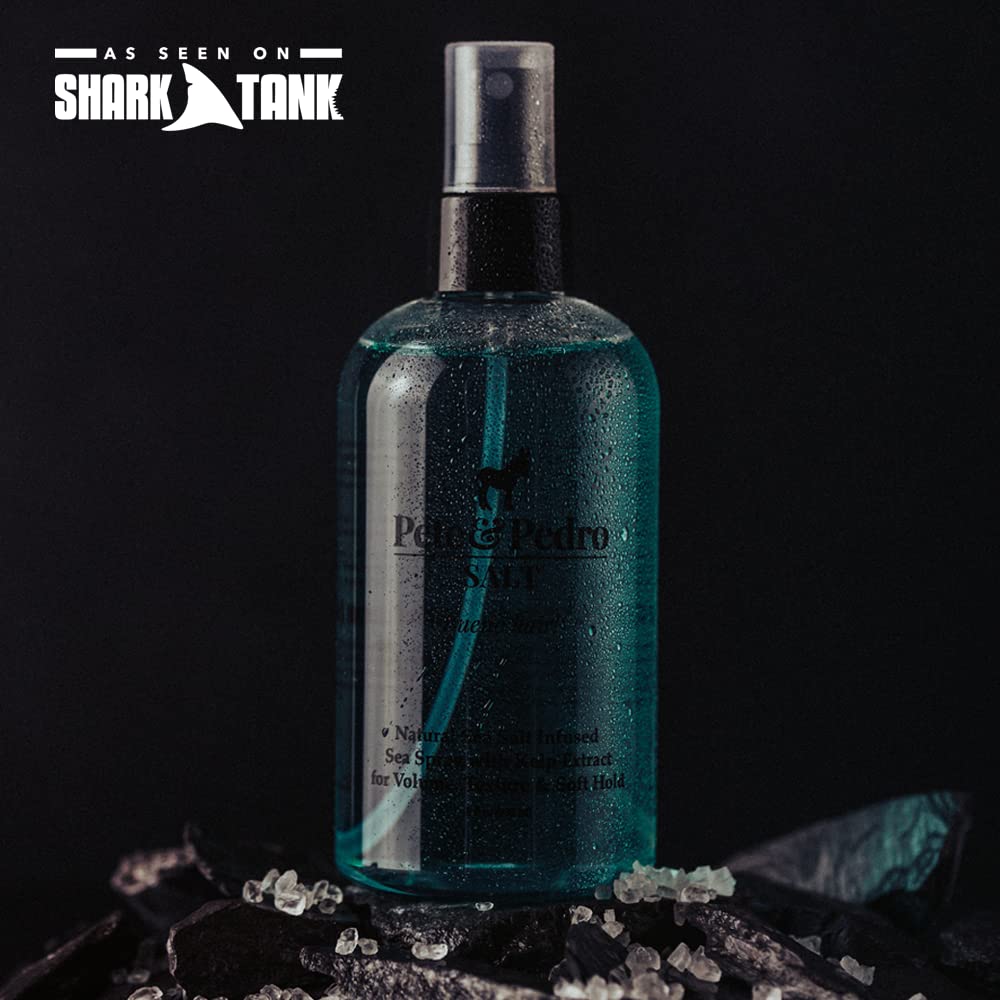 Pete & Pedro Salt water-soluble formula washes out easily.