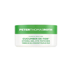 Peter Thomas Roth cucumber detox eye patch close-up for refreshed under-eye skin