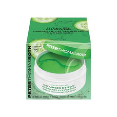 Peter Thomas Roth cucumber detox Hydra-Gel eye patch pack shown for at-home use