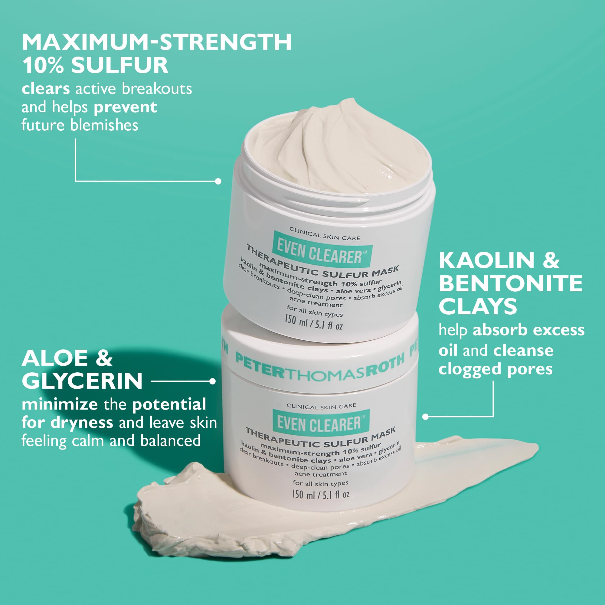 Peter Thomas Roth Even Clearer face close-up shows clearer pores.