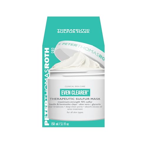 Peter Thomas Roth Even Clearer sulfur paste highlights strong blemish care.