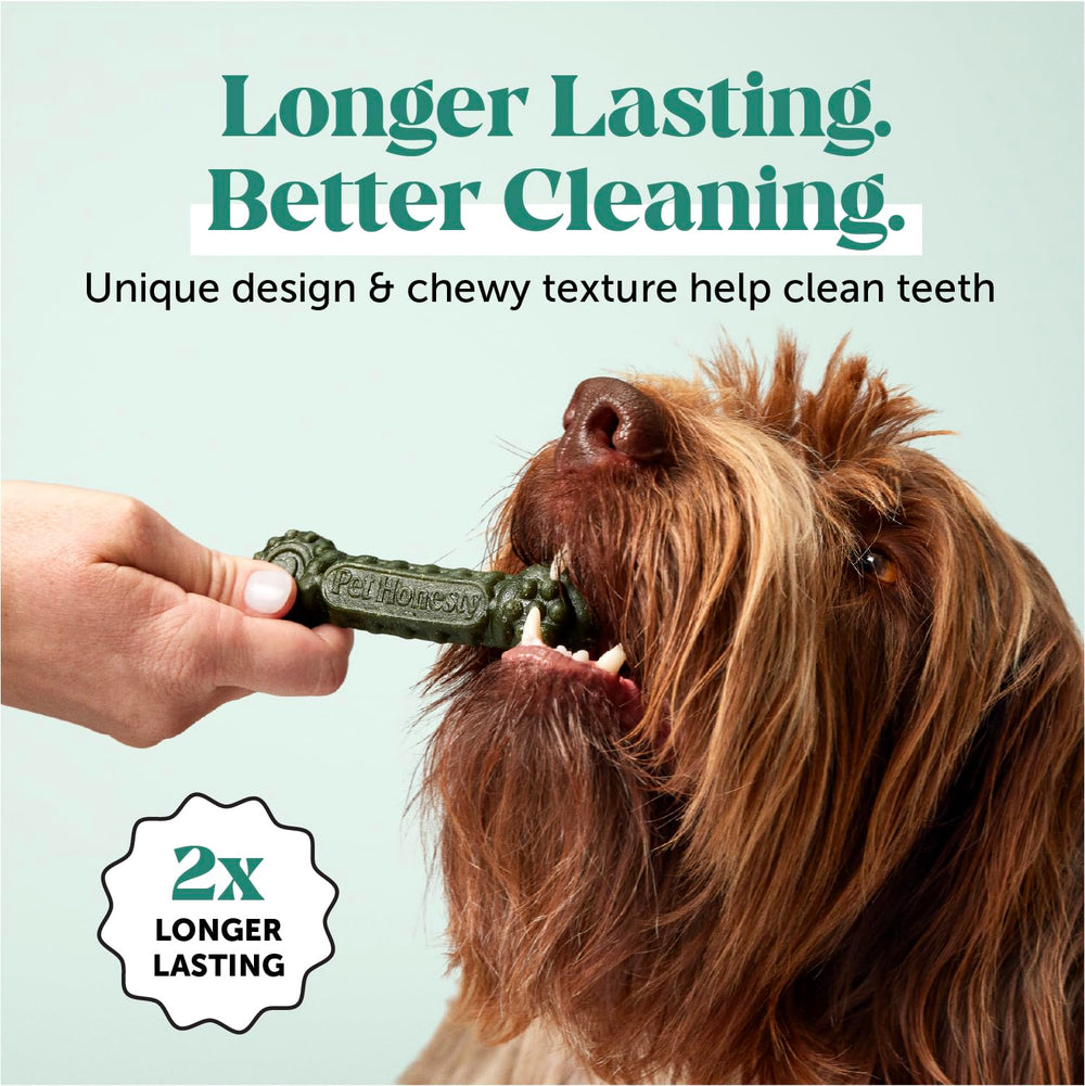 Pet Honesty Brush Buddies breath freshener for dogs with mint and parsley