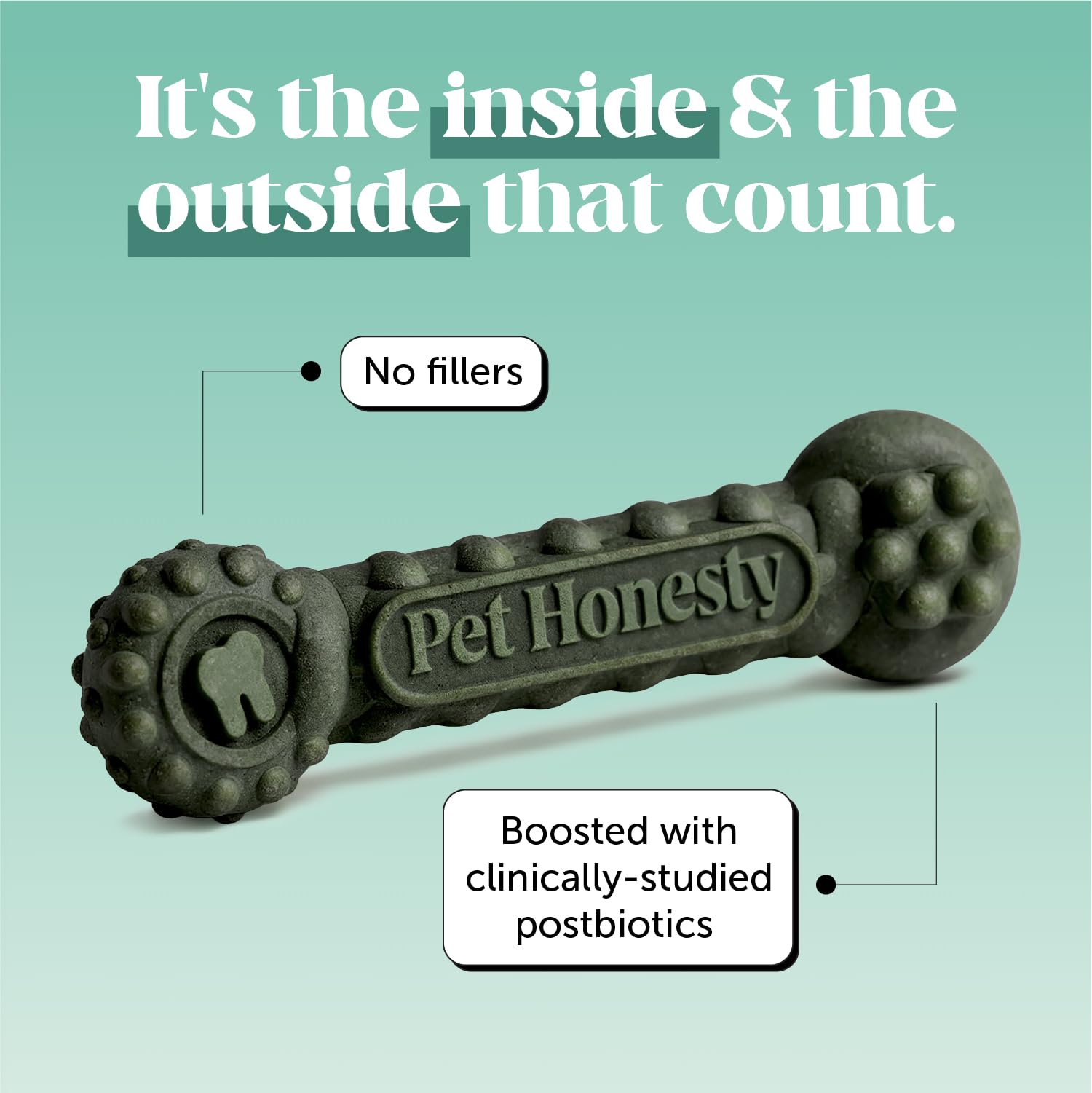 Pet Honesty Brush Buddies proudly made in USA packaging