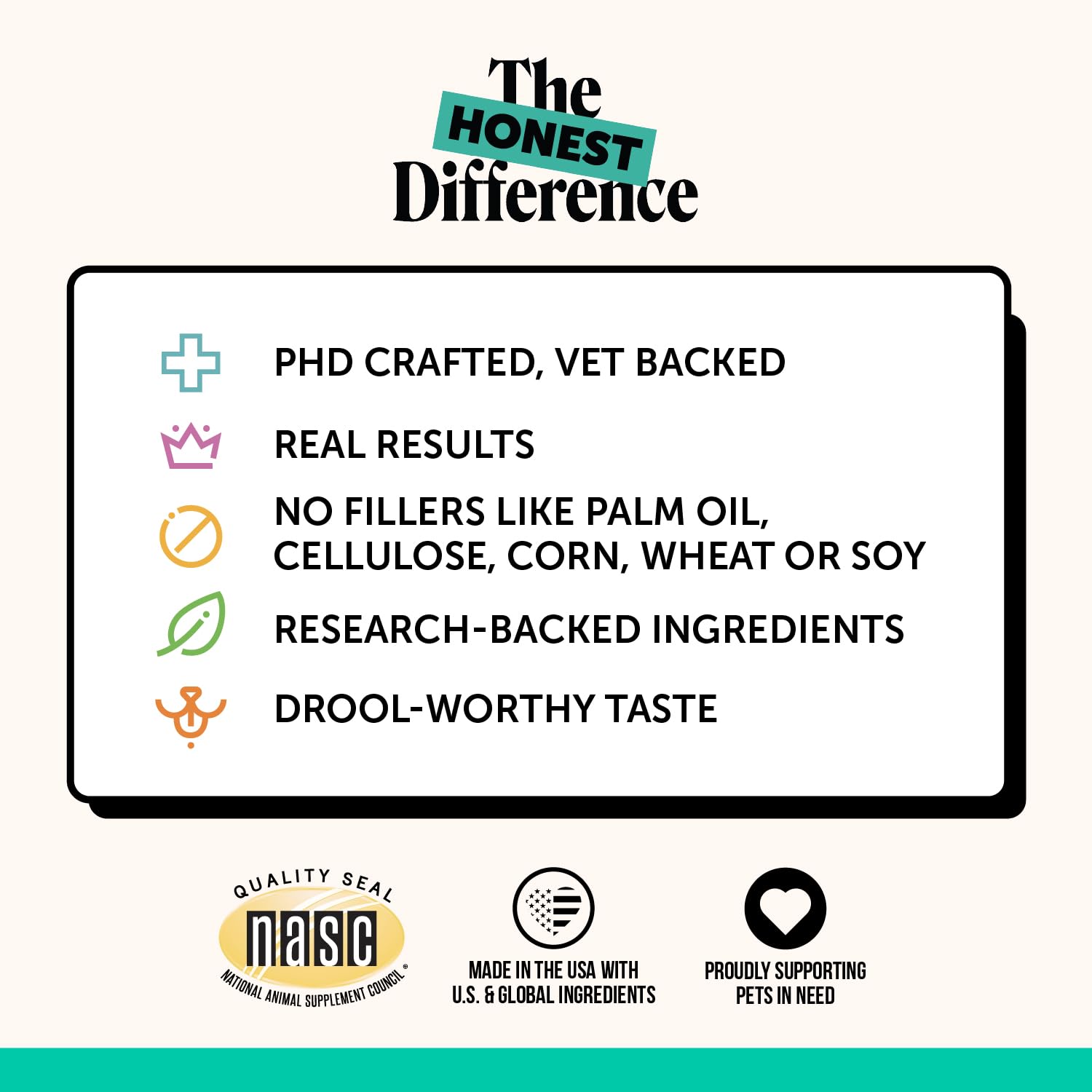 Pet Honesty Brush Buddies no fillers natural formula for dogs