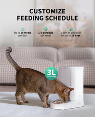 PETKIT automatic feeder app control—remote feeding from your phone.