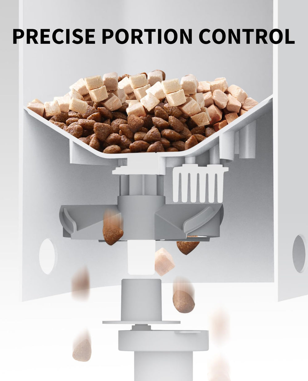PETKIT feeder desiccant bag keeps kibble dry and fresh