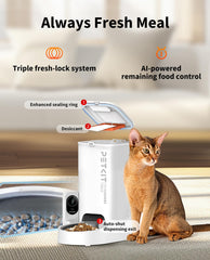 PETKIT feeder night vision camera captures pets after dark
