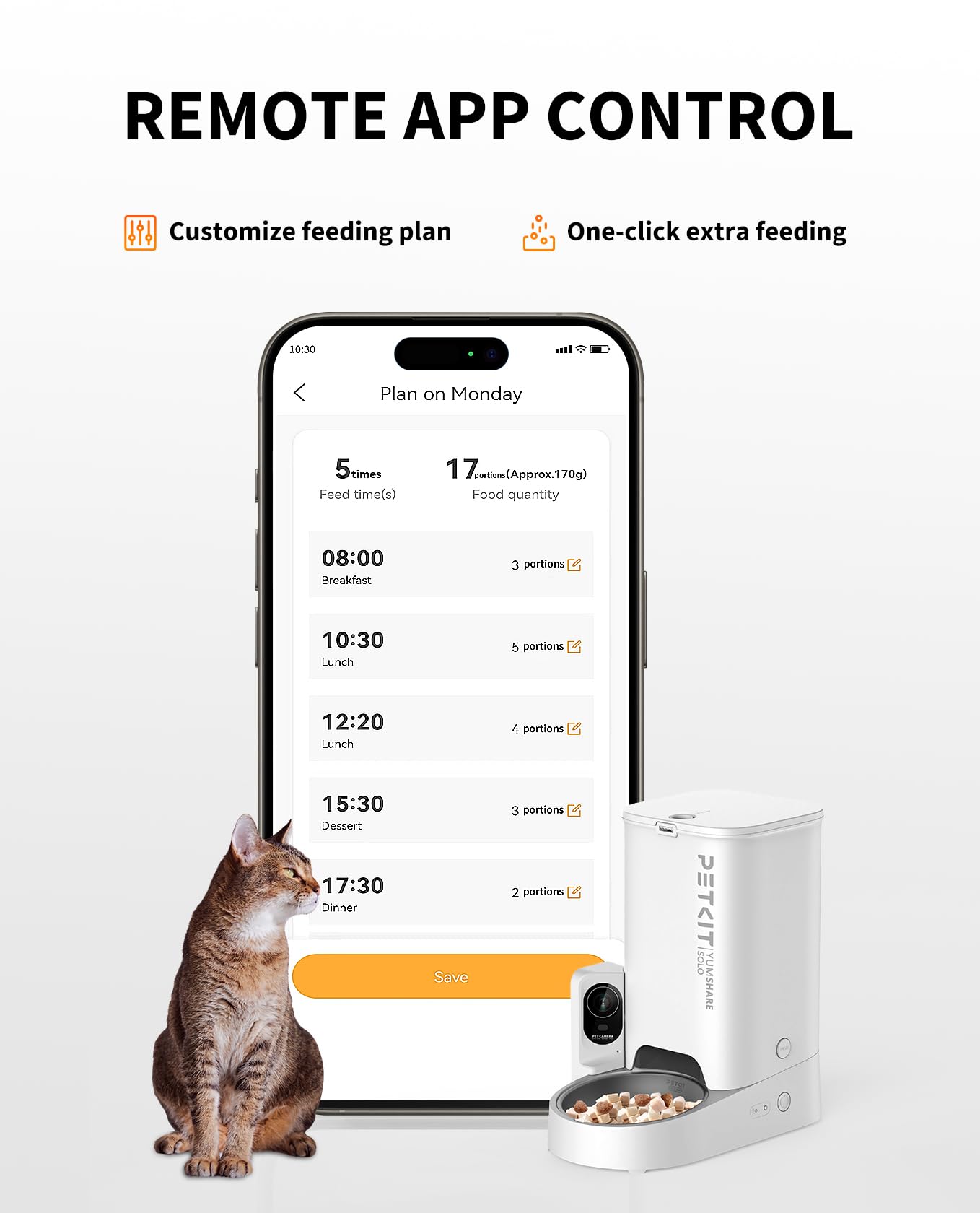 PETKIT feeder two-way audio enables real-time pet interaction