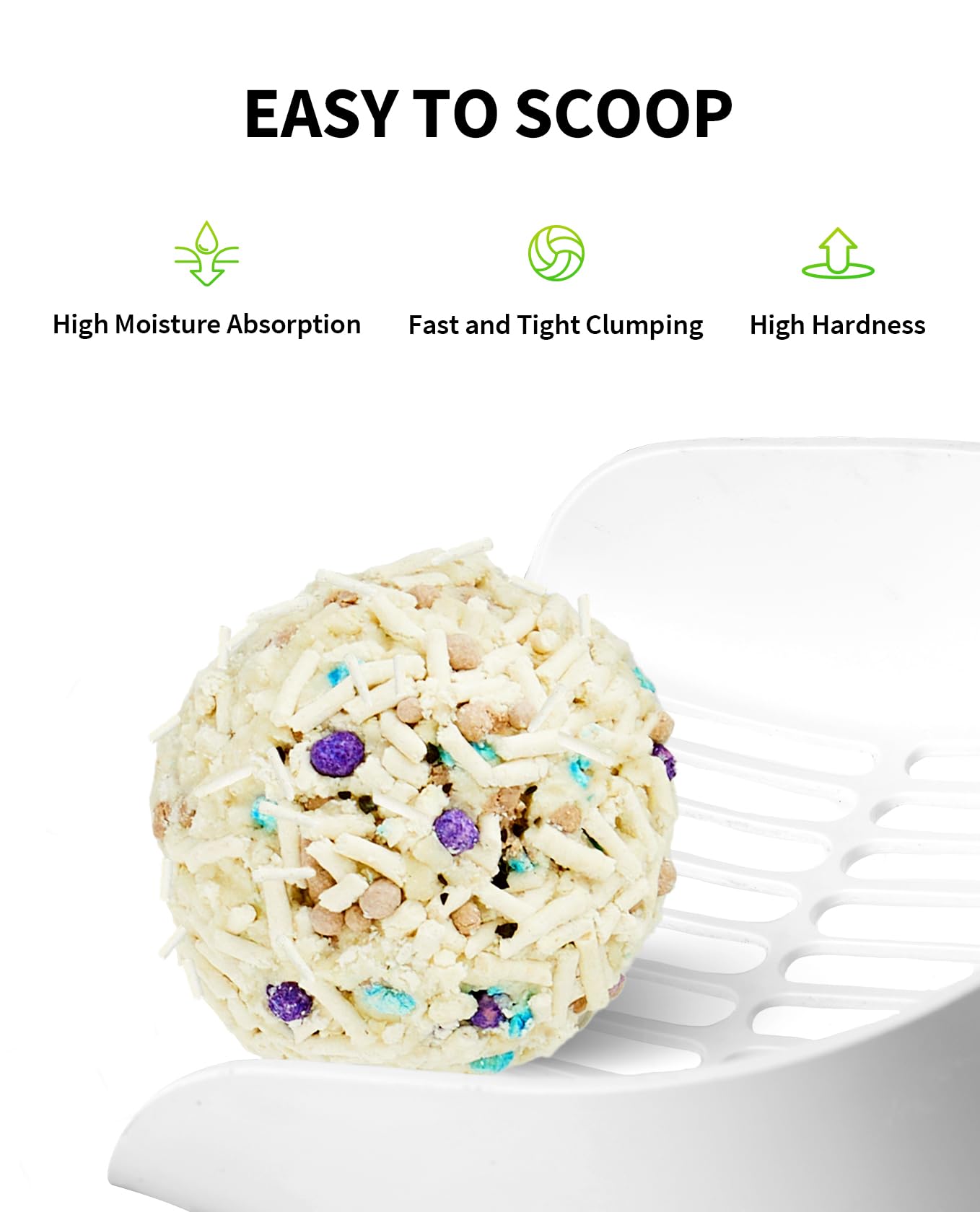 PETKIT Clump+ demonstrates 3-second clumping and absorption.