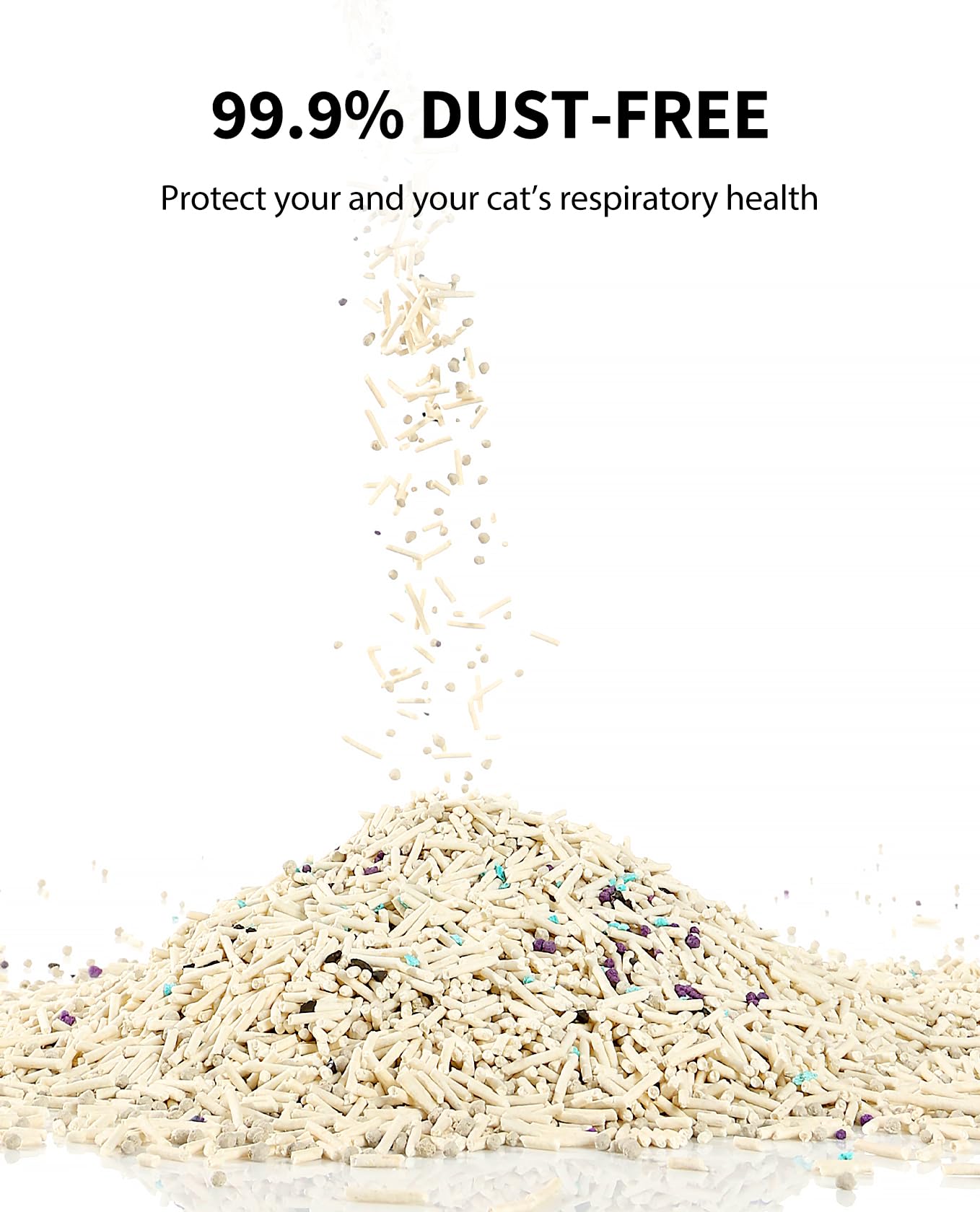 Large-grain PETKIT Clump+ reduces paw tracking.