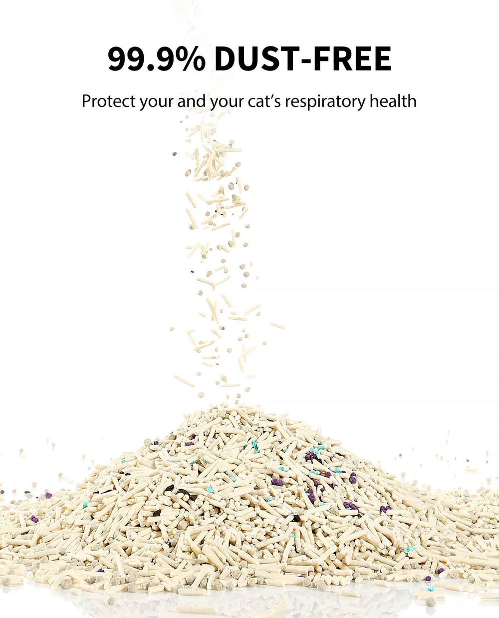 Large-grain PETKIT Clump+ reduces paw tracking.