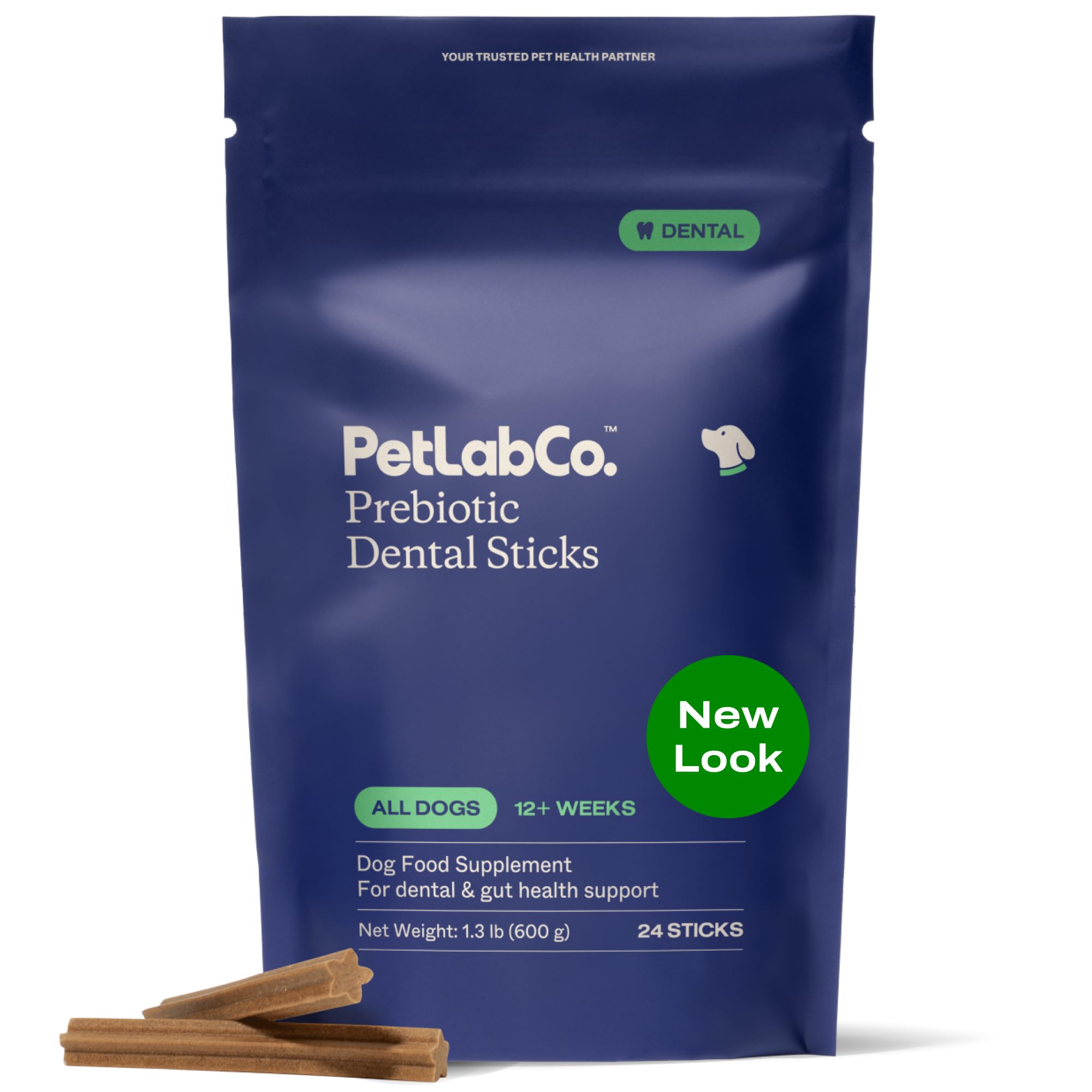 PetLab Co Dental Sticks pack shot for home dental care.