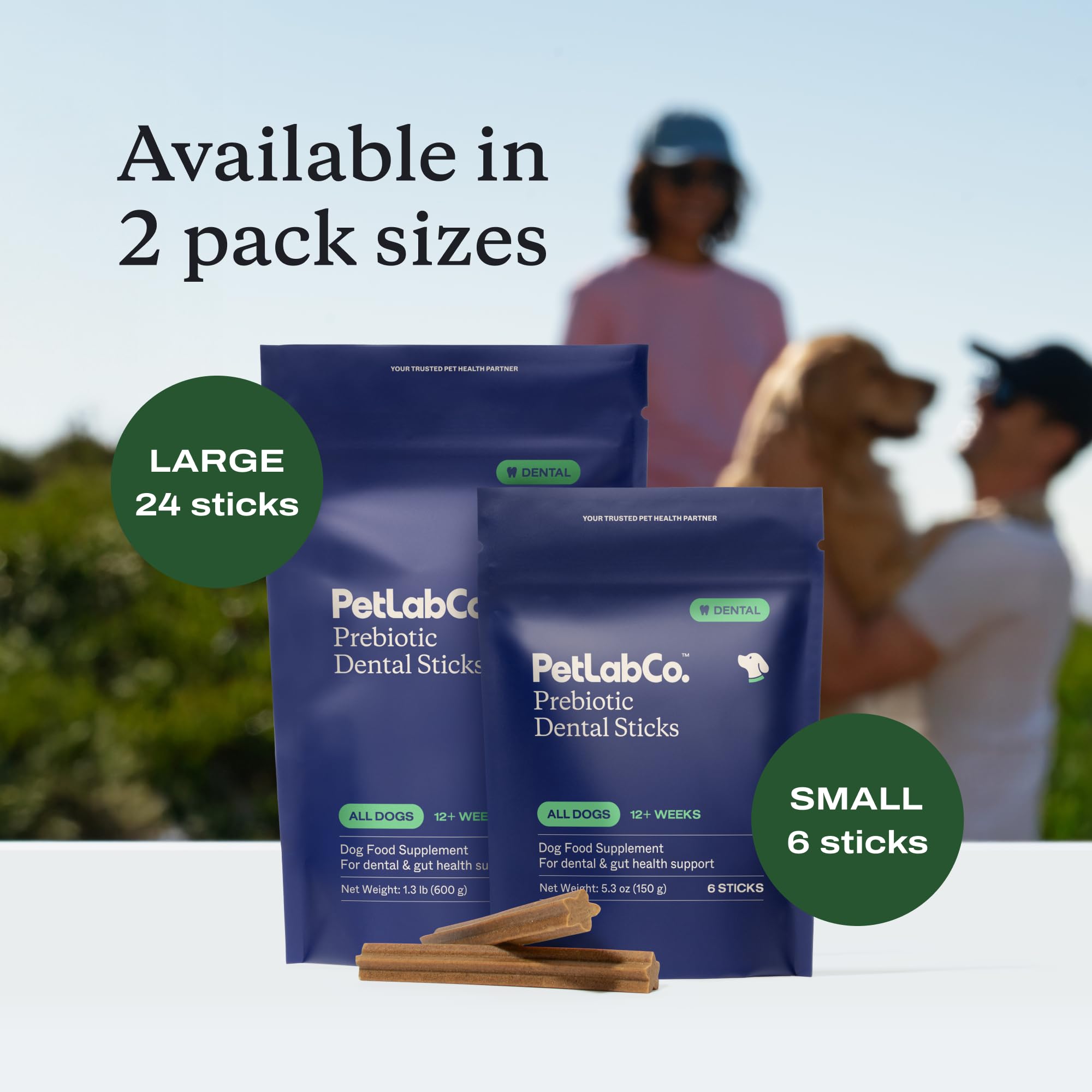 PetLab Co Dental Sticks subscription option for savings.