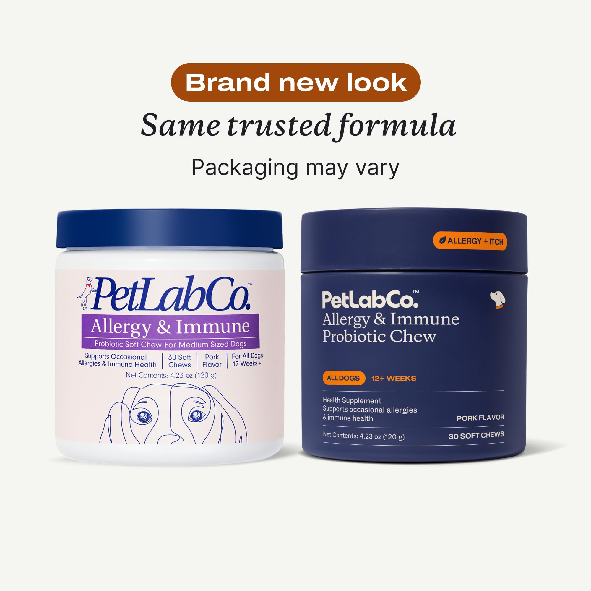 PetLab Co. dog chews on countertop as a tasty daily probiotic treat.