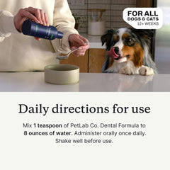PetLab Co. illustration of fresh breath after daily use.