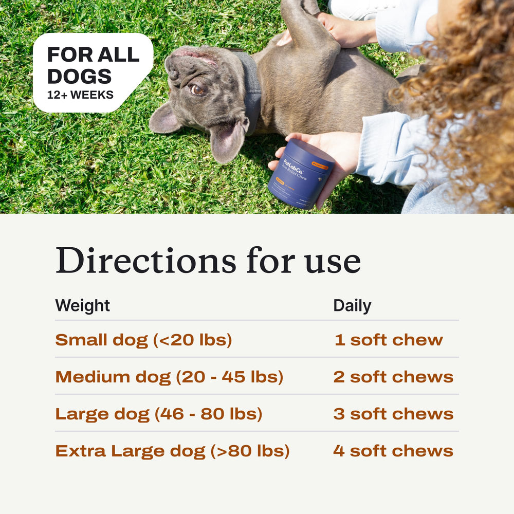 PetLab Co Itch Relief Chews subscription benefits visual encouraging routine care.