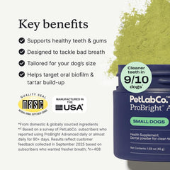 PetLab Co ProBright breath-freshening formula supports cleaner dog breath