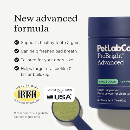 PetLab Co ProBright new flavor note on packaging.