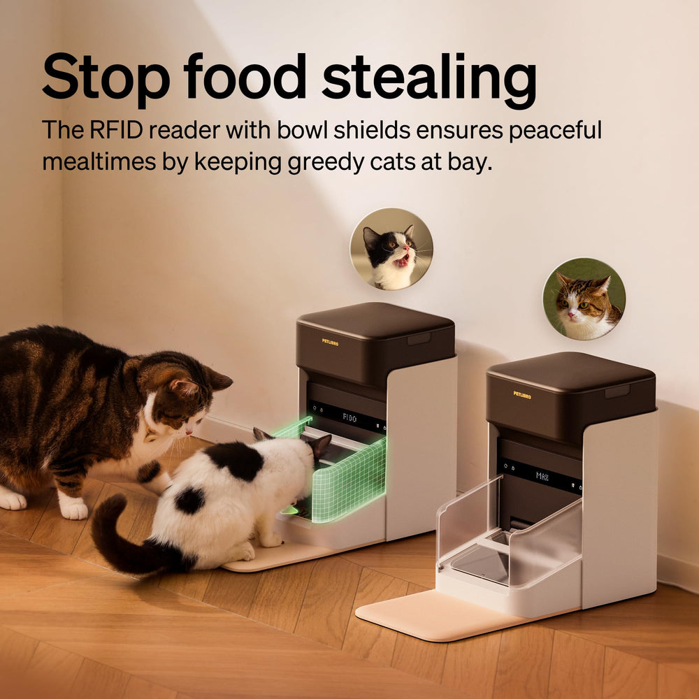PETLIBRO app diet logs show real-time feeding data and trends.