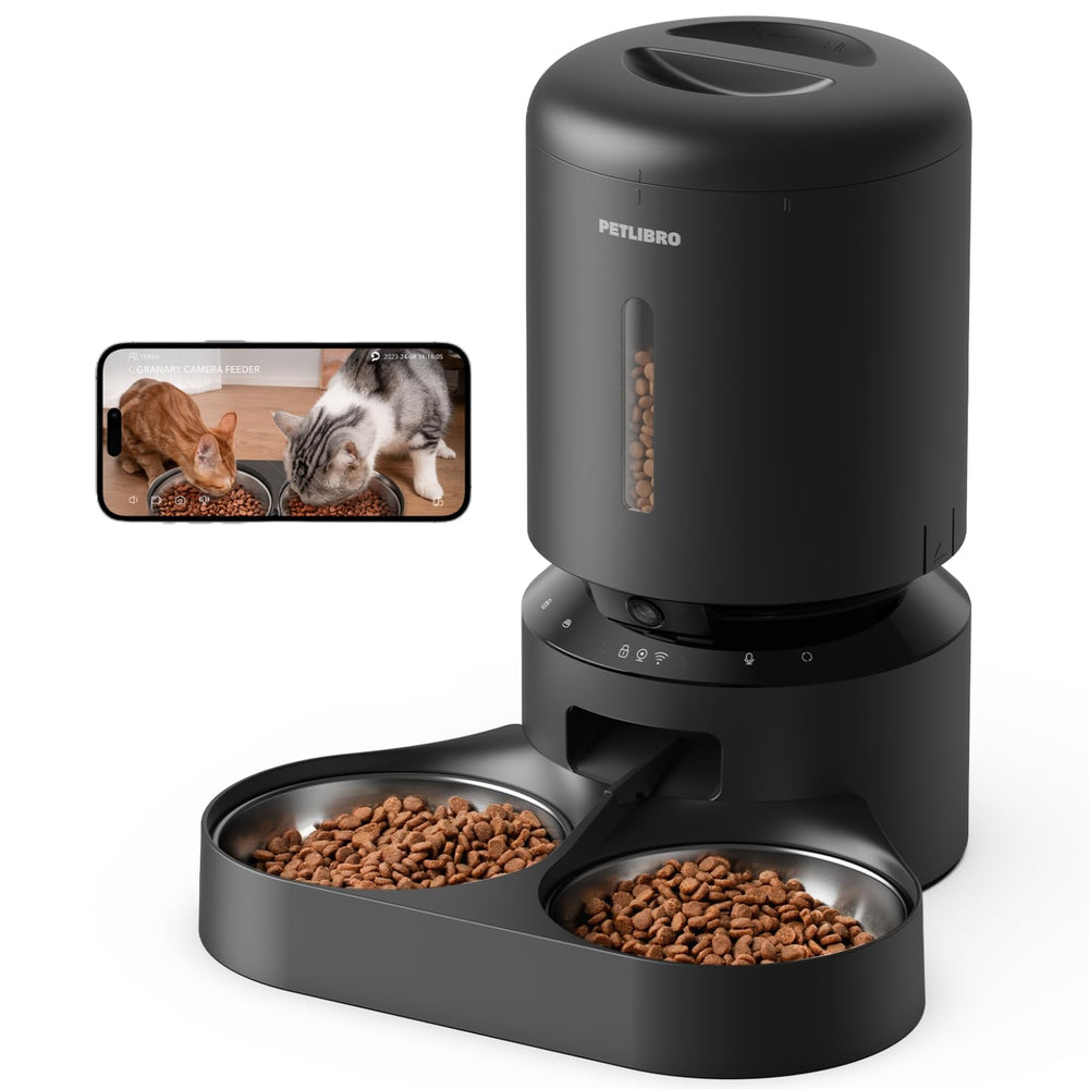PETLIBRO automatic cat feeder camera front view for remote meal monitoring