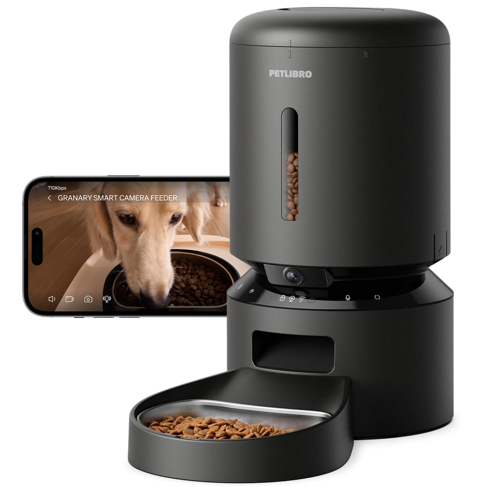 PETLIBRO Automatic feeder camera front view enables remote pet monitoring