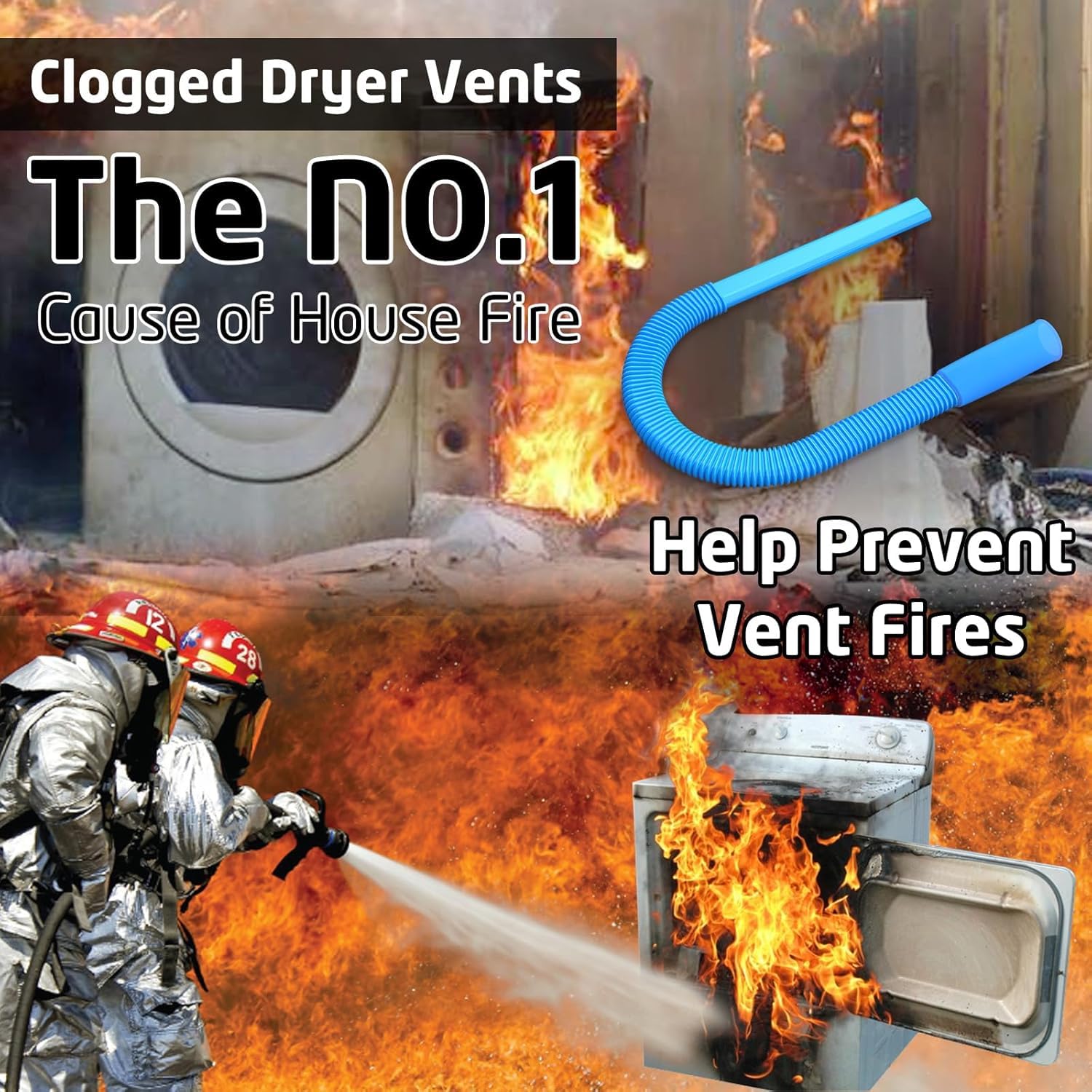 PetOde dryer vent cleaner kit in real-world use for efficiency