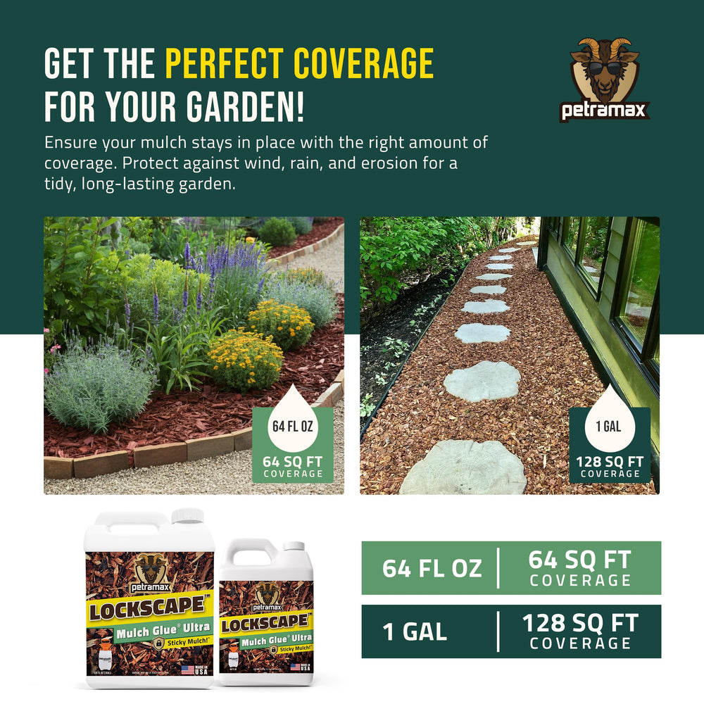 Petra Lockscape Glue uses a 1 to 1 dilution for easy application.
