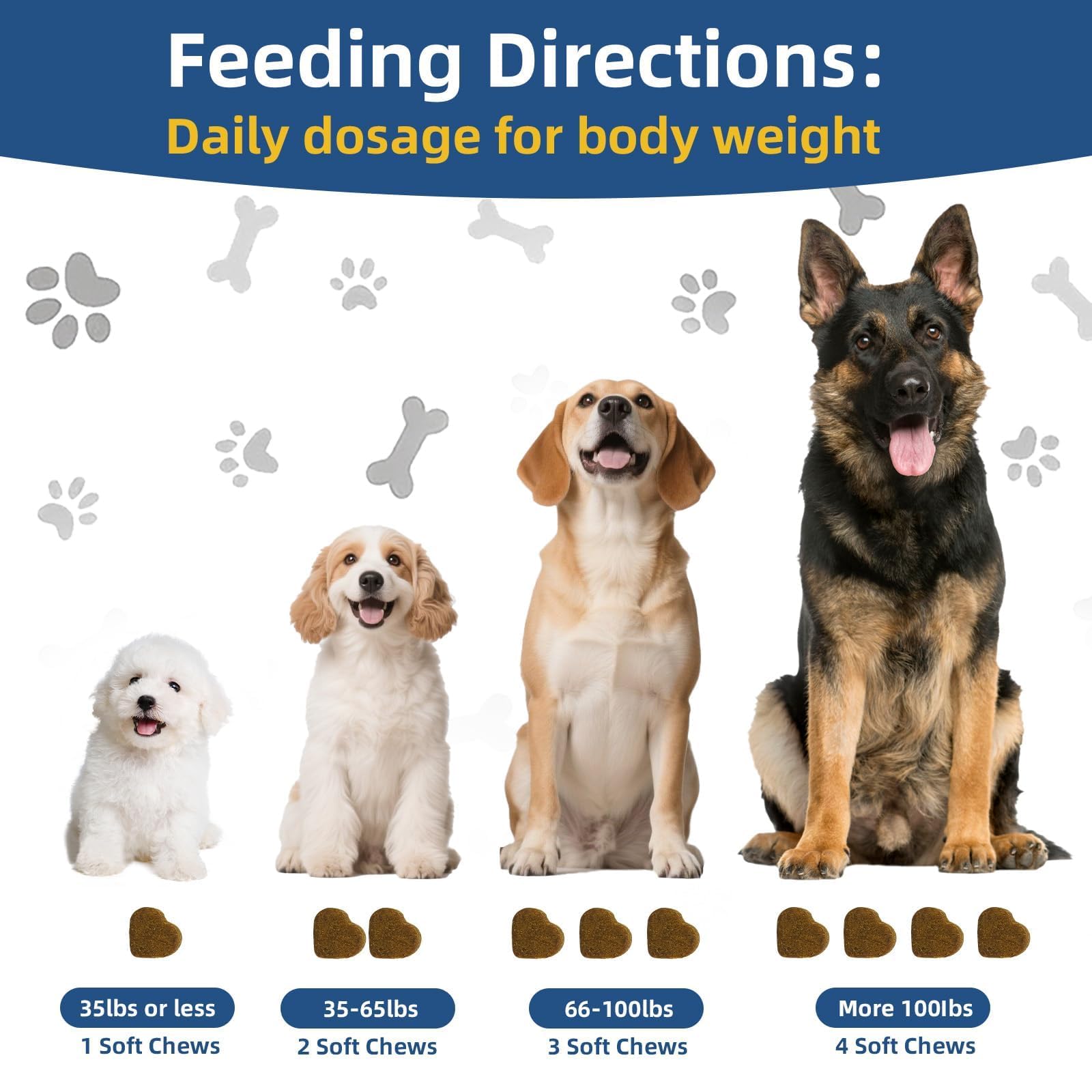 Petrivium chews suitable for all ages from puppy to senior