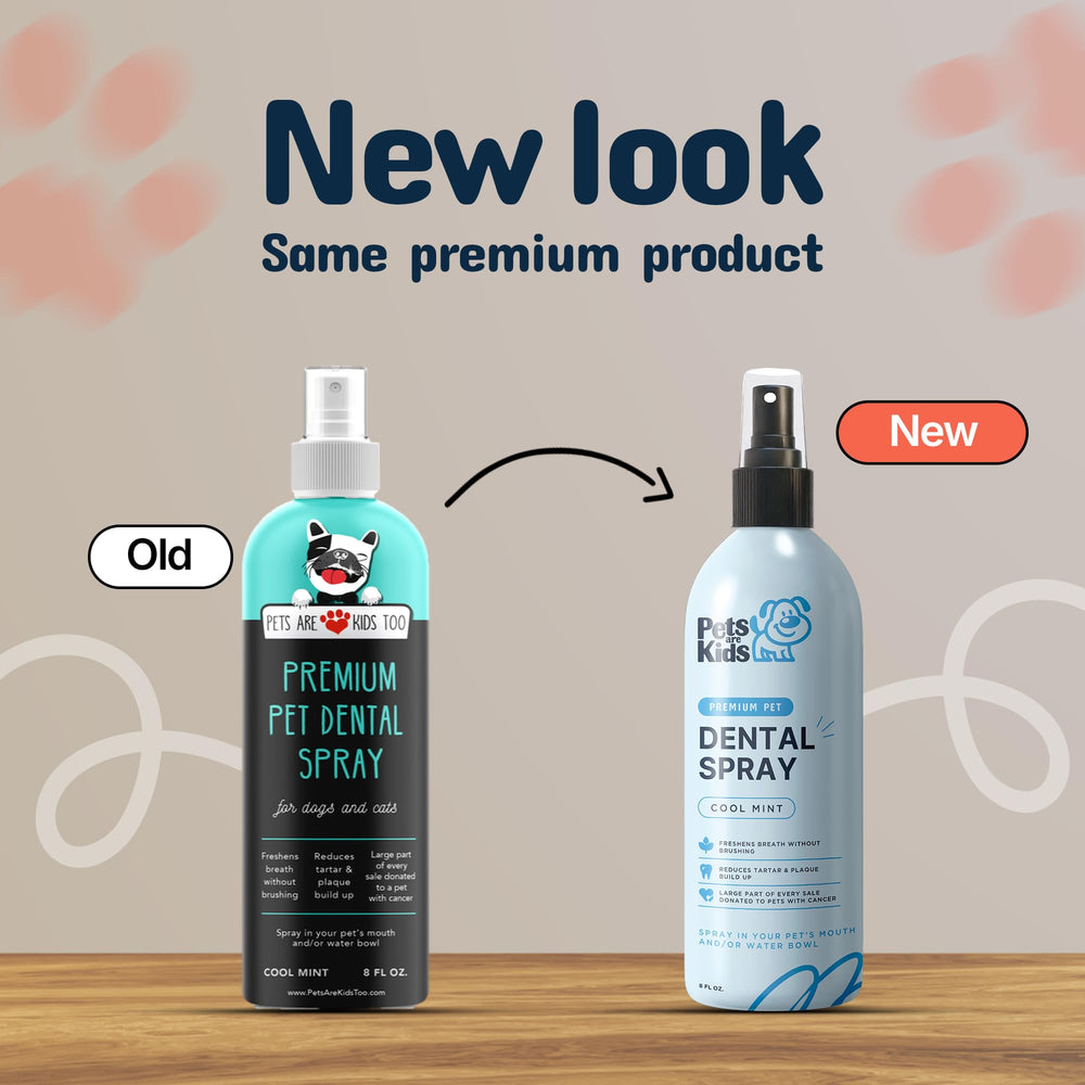 Pets Are Kids Too easy direct-application spray enables daily dental care