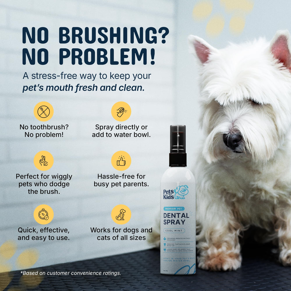 Pets Are Kids Too vet-approved dental spray trusted by veterinarians