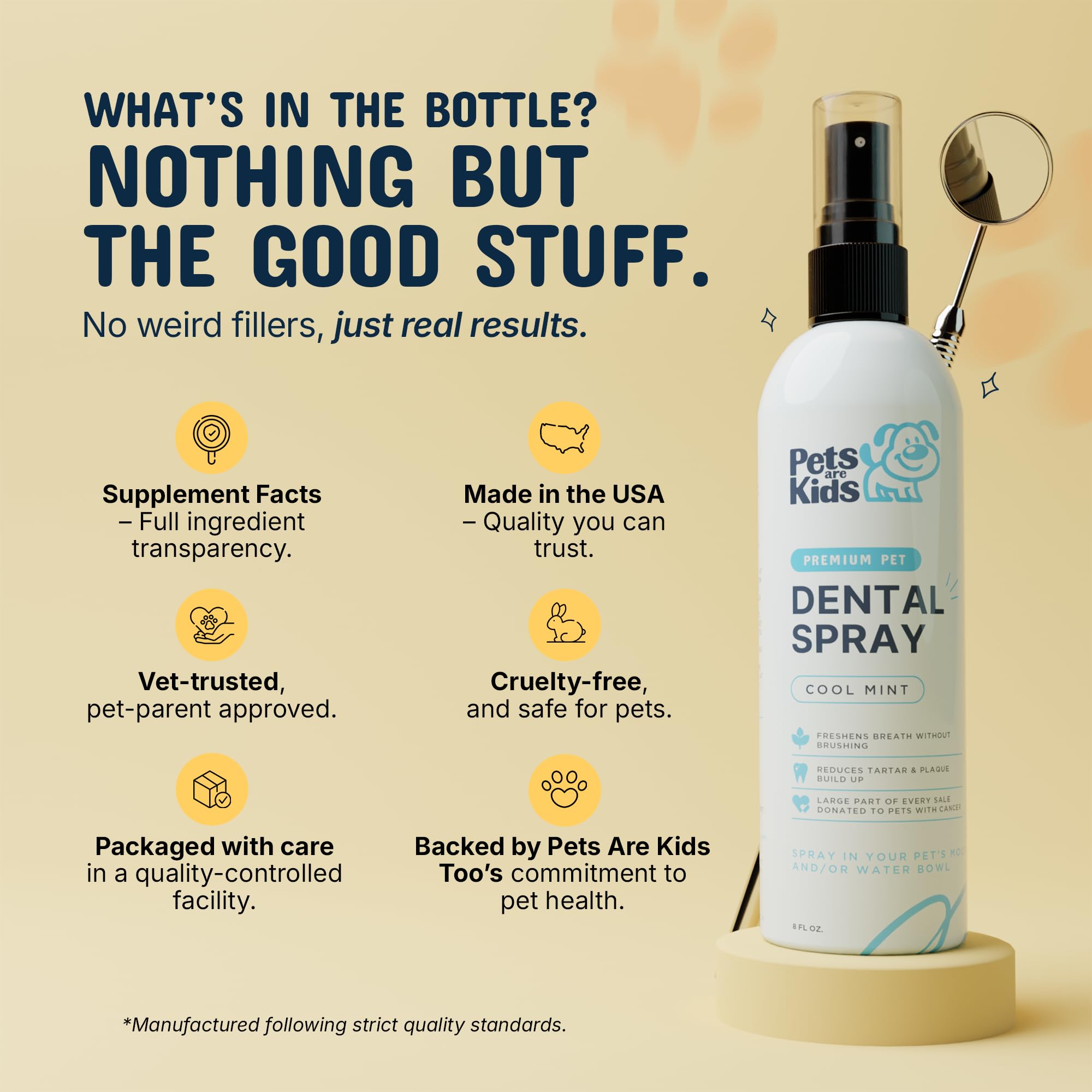Pets Are Kids Too premium breath spray ideal for households without brushing