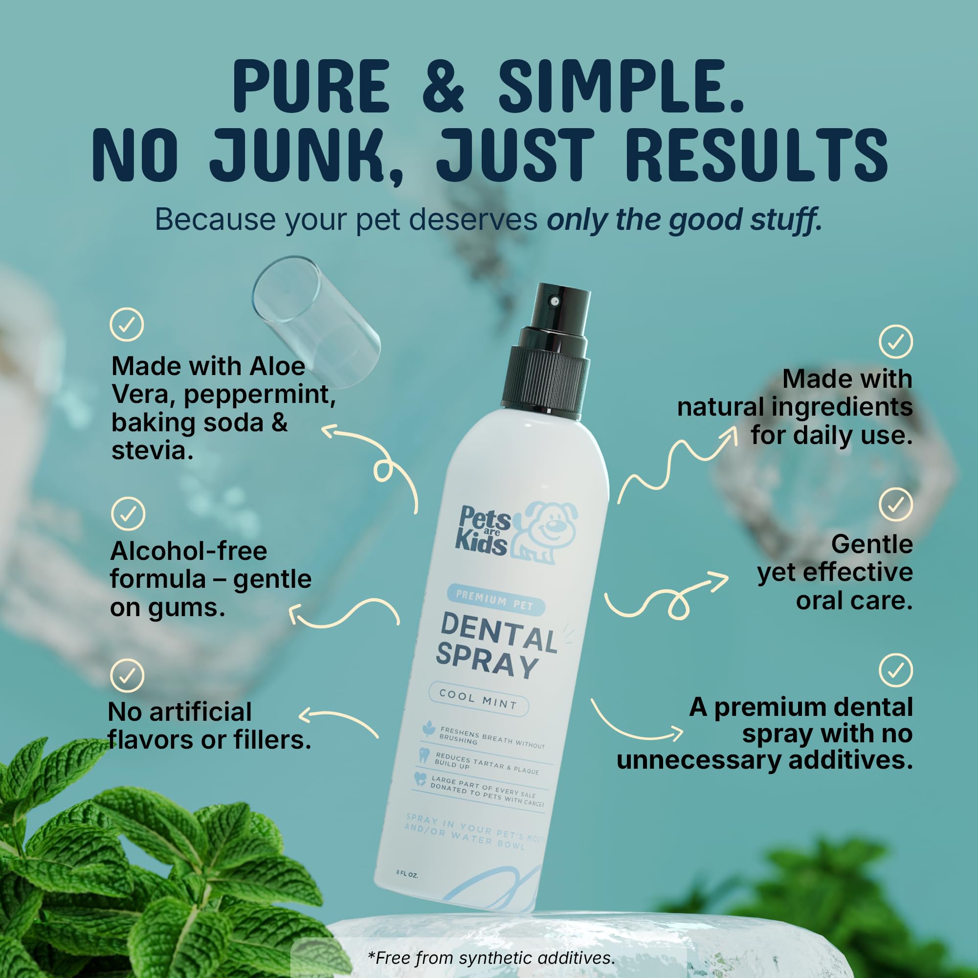 Pets Are Kids Too USA-made dental care product with natural ingredients