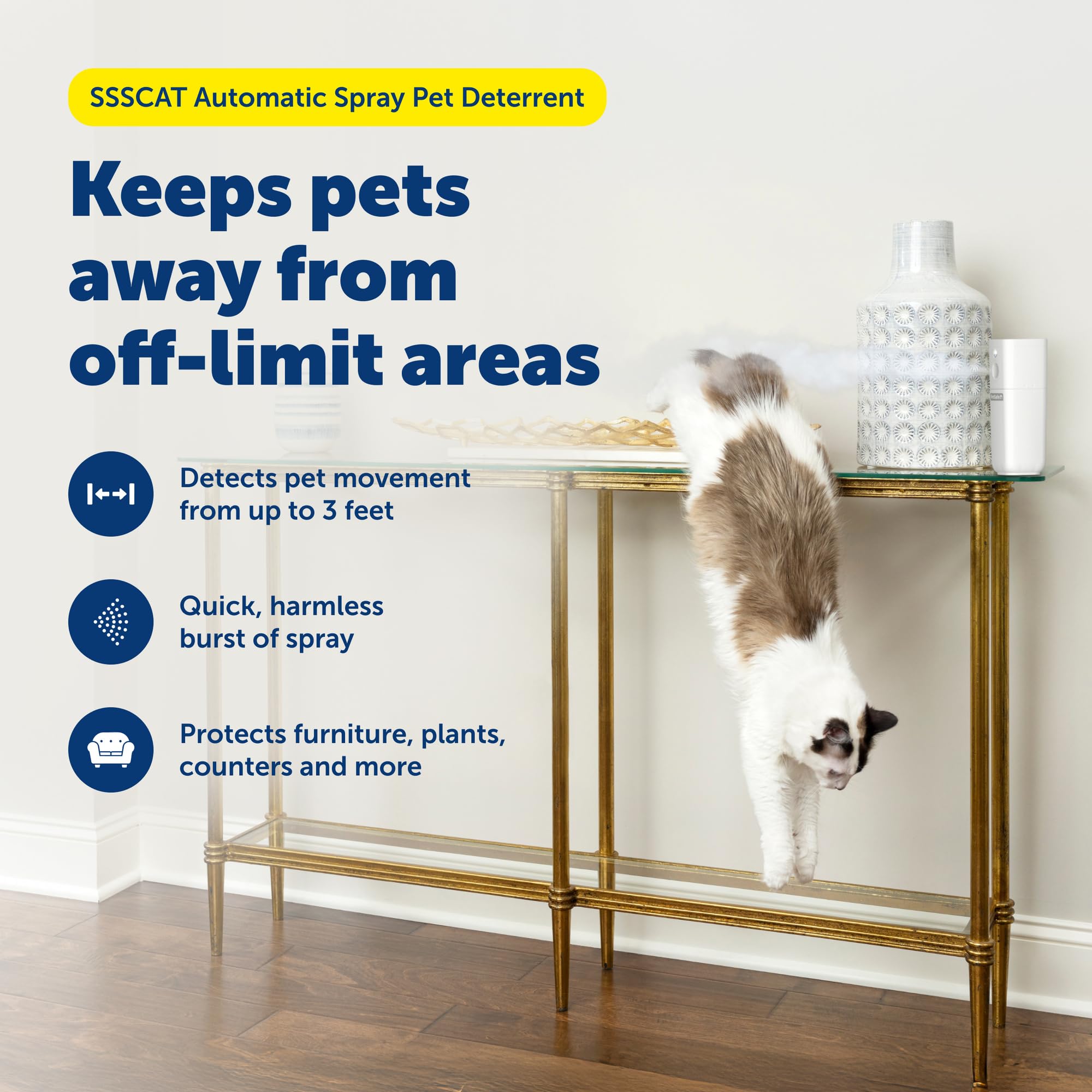 PetSafe SSSCAT refill spray can demonstrates easy maintenance