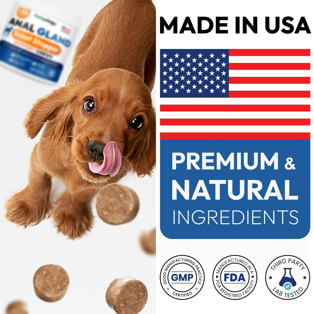 Petsology USA-made packaging signals veterinarian-formulated care.