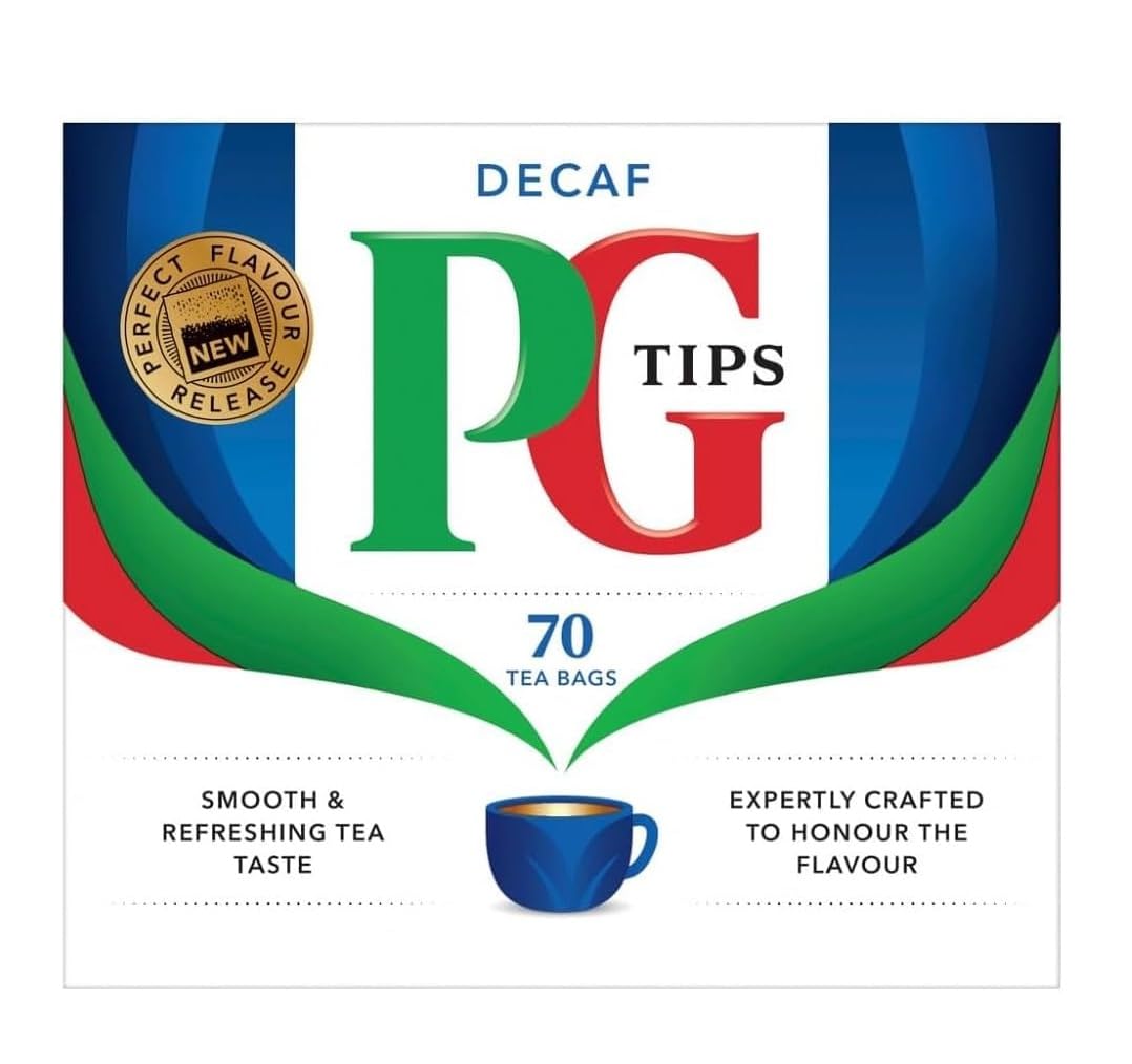PG Tips decaf tea bags cup-serve ready for a cozy mug