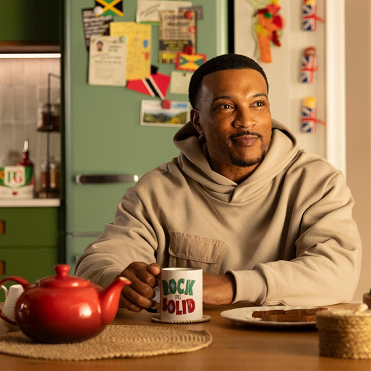 PG Tips on a kitchen counter ready to steep.